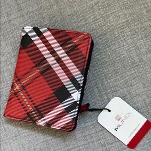 NWT Mundi Faux Leather Mini Wallet